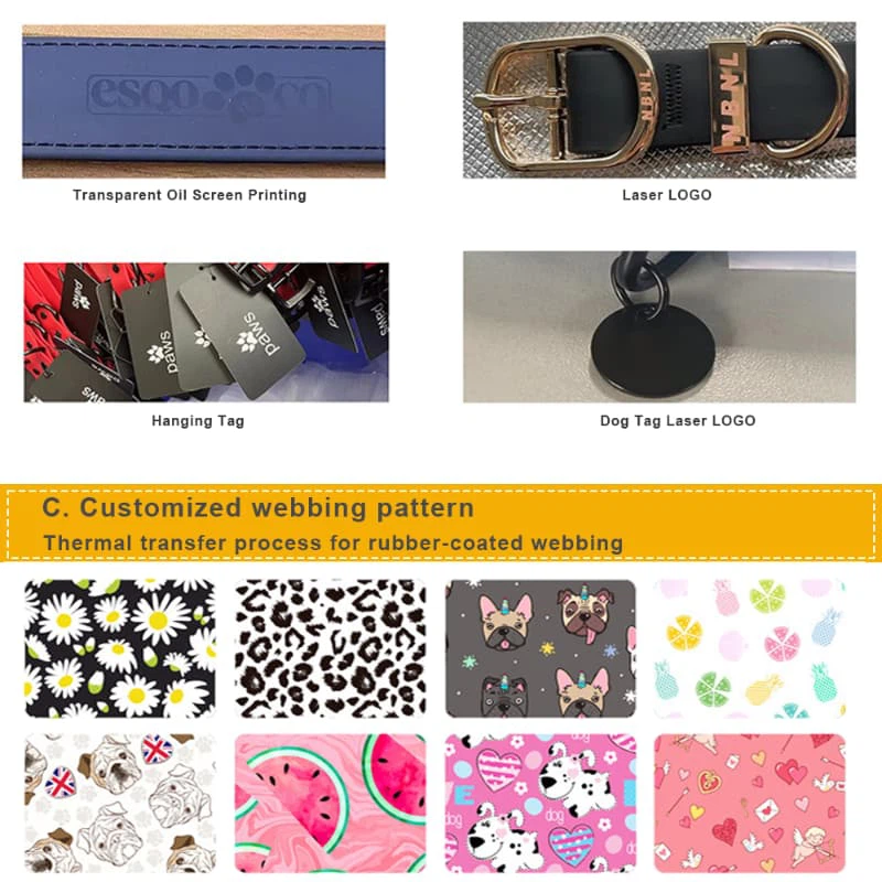 waterproof collar with logo waterproof collar with logo