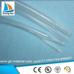 Pibell Shrinkable PTFE tymheredd uchel ' teflon ' clir