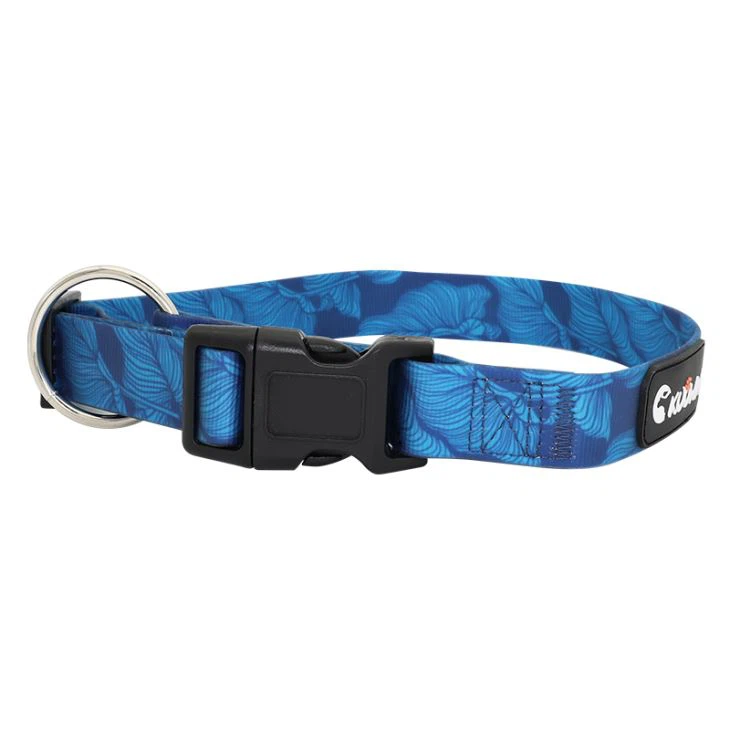 New PVC Coated Polyester Webbing Waterproof Dog Collars